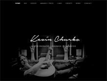 Tablet Screenshot of kevinchurko.com
